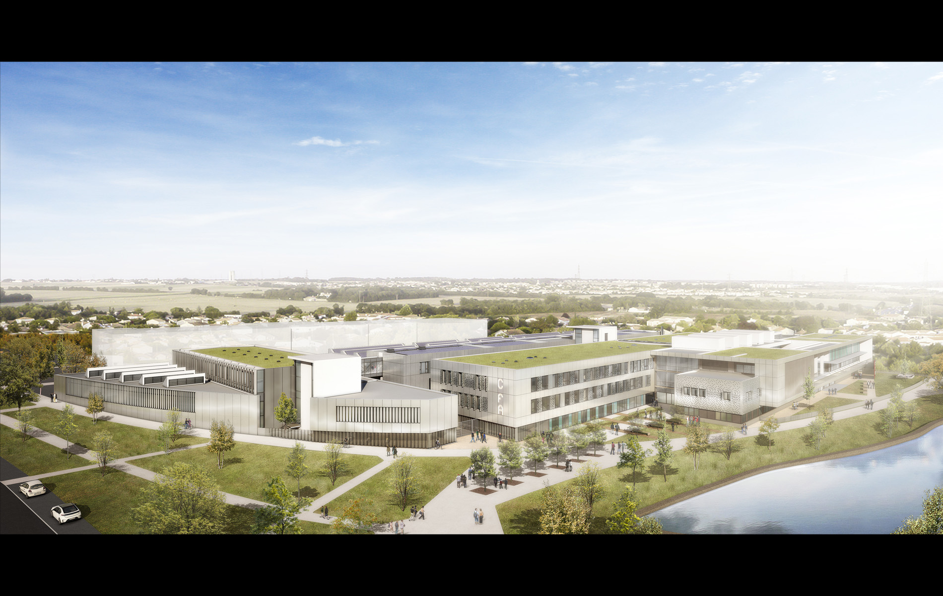 Pôle automonbile  CFA La Rochelle  Duclos Architectes